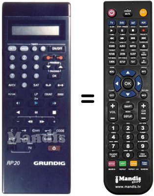Telecomando equivalente Grundig GV-211