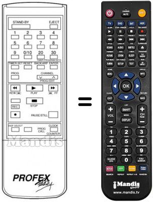 Telecomando equivalente HQS-200