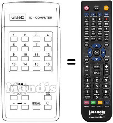 Telecomando equivalente IFB 13