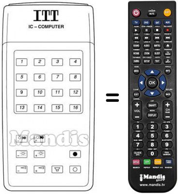 Telecomando equivalente IFB 13 A