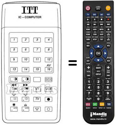Telecomando equivalente IFB 14 B