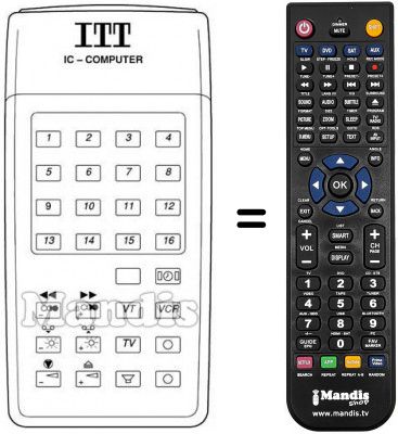 Telecomando equivalente IFB 14 S