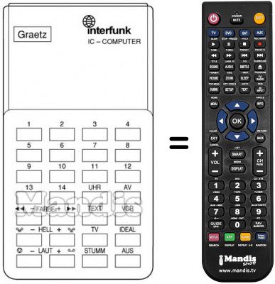 Telecomando equivalente IFB 16 I