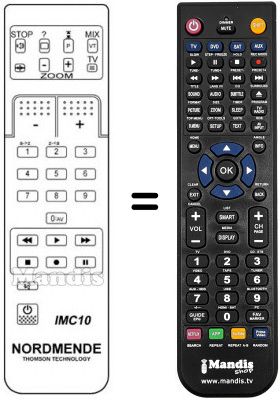 Telecomando equivalente IMC 10 Telecomando equivalente IMC 10