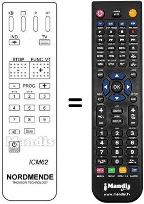 Telecomando equivalente IMC 62 Telecomando equivalente IMC 62