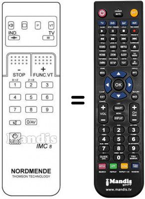 Telecomando equivalente IMC 8 Telecomando equivalente IMC 8
