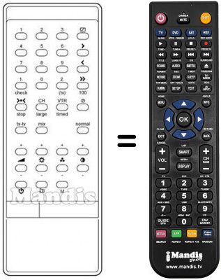 Telecomando equivalente Luma LF 67 M 39