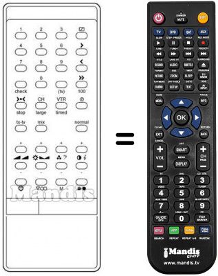 Telecomando equivalente INFRARED 1060TS