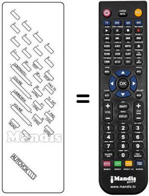 Telecomando equivalente INFRARED 2030