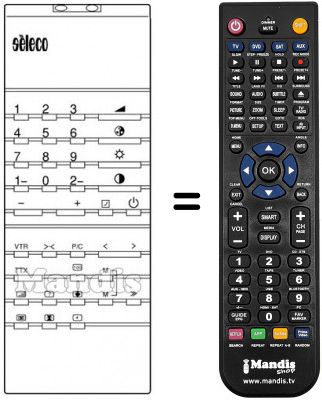 Telecomando equivalente INFRARED 30 M