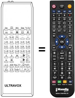 Telecomando equivalente IR 5497