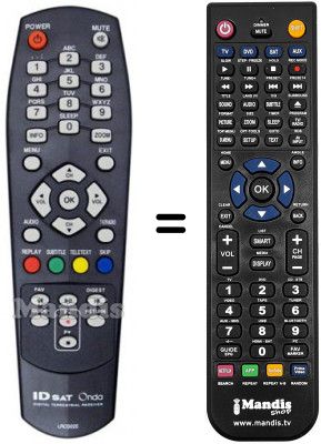 Telecomando equivalente ID Digital TR 6500 PVR