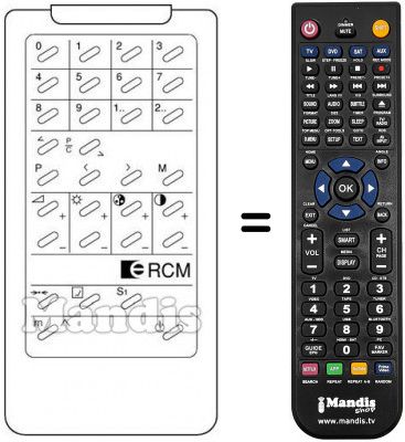 Telecomando equivalente ELCIT JUPITER X322 P Telecomando equivalente ELCIT JUPITER X322 P