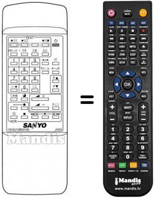 Telecomando equivalente 1AV0U10B03100