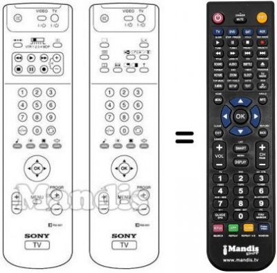 Telecomando equivalente Sony KV-32 DS65U