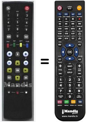 Telecomando equivalente RC 662