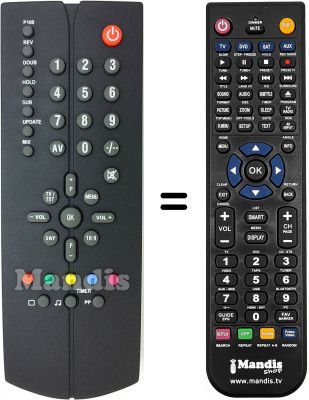 Telecomando equivalente Roadstar CTV 2834 TS / S