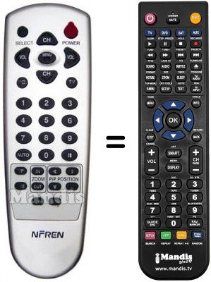 Telecomando equivalente JEPSSEN LCD 15 SMS