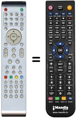 Telecomando equivalente AKIRA LCT-B08TDU19H