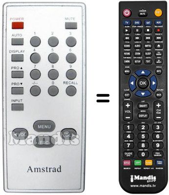 Telecomando equivalente Amstrad LCT 1405