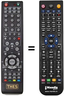 Telecomando equivalente THES LTW 15W80KL