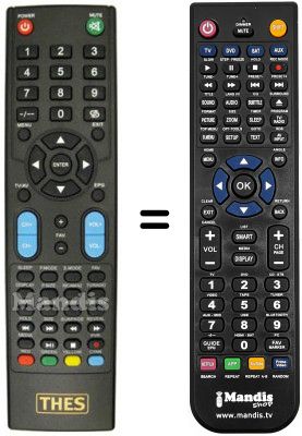 Telecomando equivalente THES LTW 42W71A