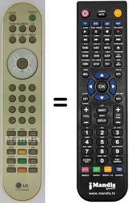 Telecomando equivalente LG RZ-23LZ50