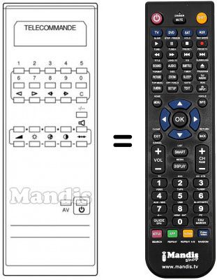 Telecomando equivalente LME MONO