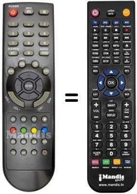 Telecomando equivalente Changhong LT 24F2A