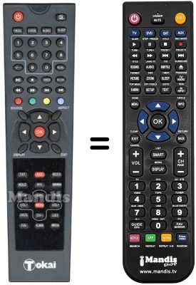 Telecomando equivalente Tokai LTL 1902 S