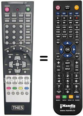 Telecomando equivalente THES THL TW32D88S