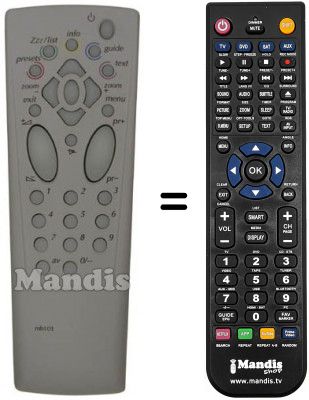Telecomando equivalente MB 101 Telecomando equivalente MB 101