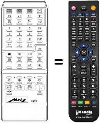 Telecomando equivalente MECATRON 7413