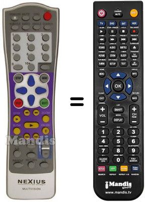 Telecomando equivalente MULTIVISION