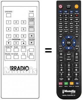 Telecomando equivalente MV 213