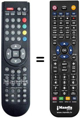 Telecomando equivalente Nikkei NK 19E28 UL