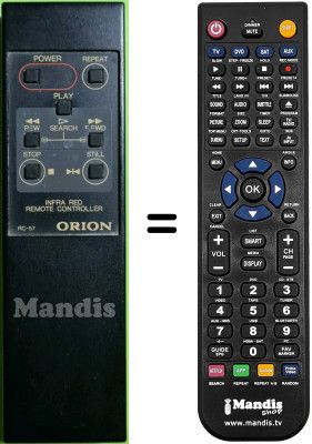 Telecomando equivalente RC-57