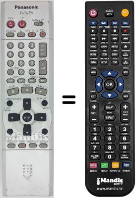 Telecomando equivalente EUR 7615KPO