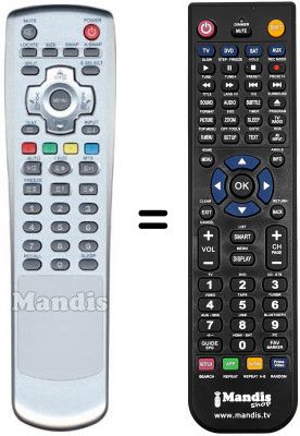 Telecomando equivalente Daewoo PDP 42 NEBL-V7 Telecomando equivalente Daewoo PDP 42 NEBL-V7