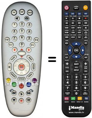 Telecomando equivalente PILOTIME CANAL SATELLITE