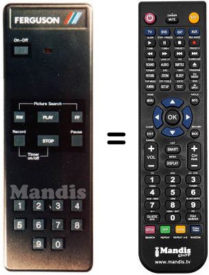 Telecomando equivalente Thorn FV 10 B Telecomando equivalente Thorn FV 10 B