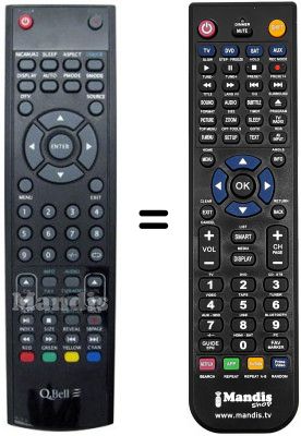 Telecomando equivalente Q.BELL QBT 24 DB