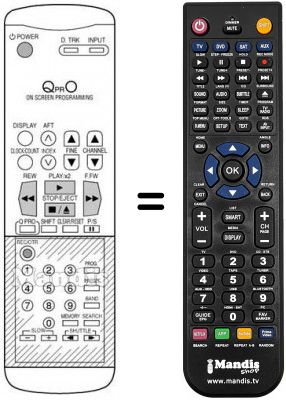 Telecomando equivalente QPRO