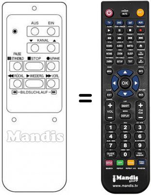 Telecomando equivalente RB-83EP Telecomando equivalente RB-83EP