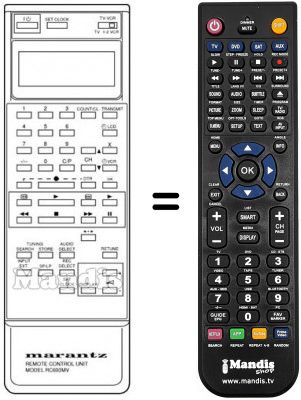 Telecomando equivalente RC-693 MV