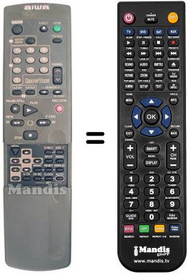 Telecomando equivalente RC-6VR08