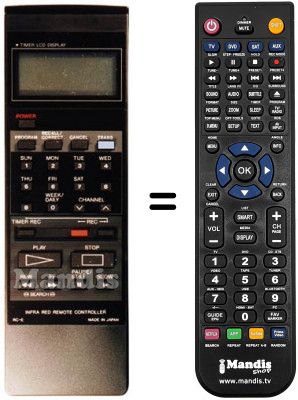 Telecomando equivalente 076200E001