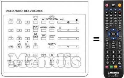 Telecomando equivalente RC-F311
