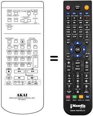 Telecomando equivalente RC-V426A