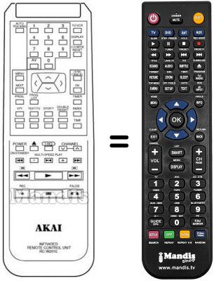 Telecomando equivalente RC-W201E